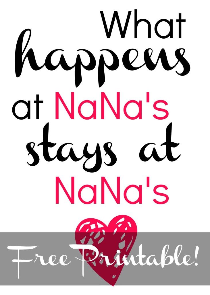 Free Mother's Day Printable for NaNa | Gift ideas | Pinterest