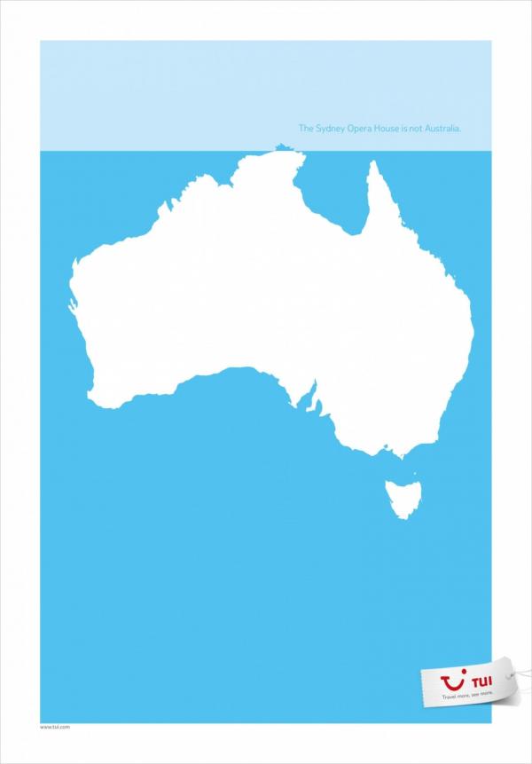 Tui Travel Agency: "ICEBERG-AUSTRALIA" Print Ad by GREY GROUP CHINA