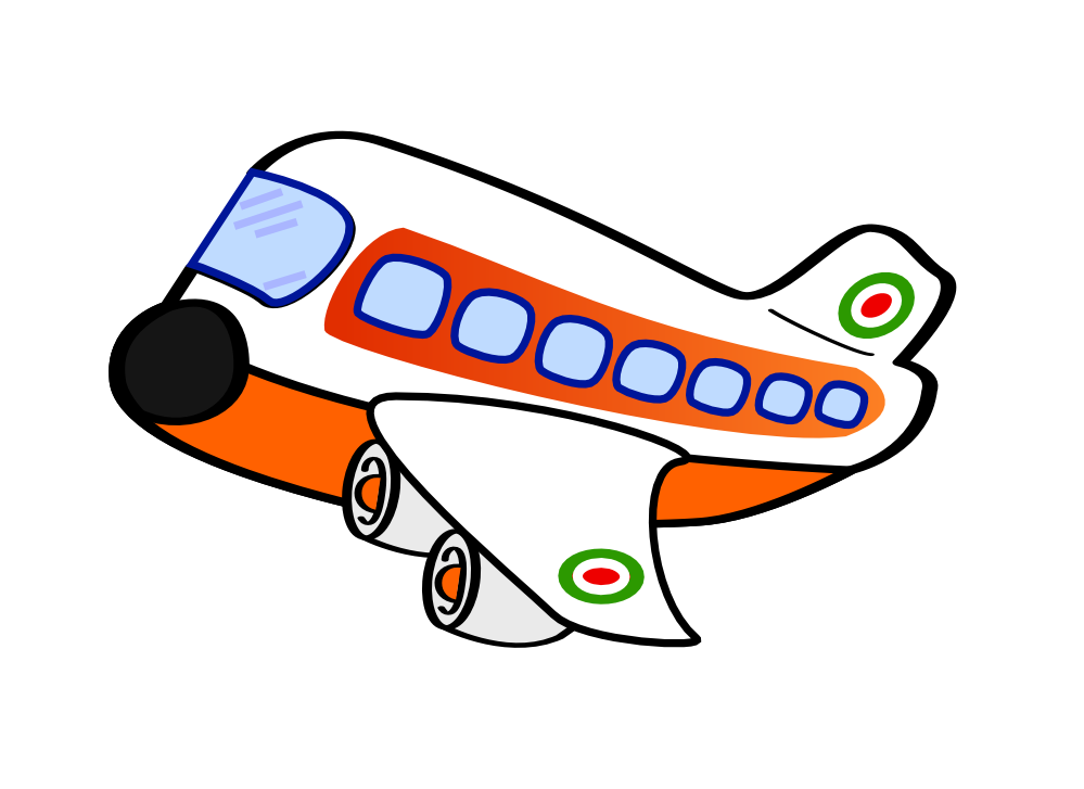 clipartist.net » Clip Art » aereo civile funny airplane Squiggly SVG