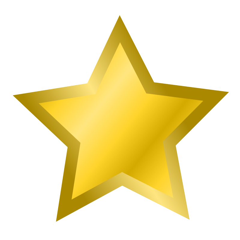 gold star clipart images