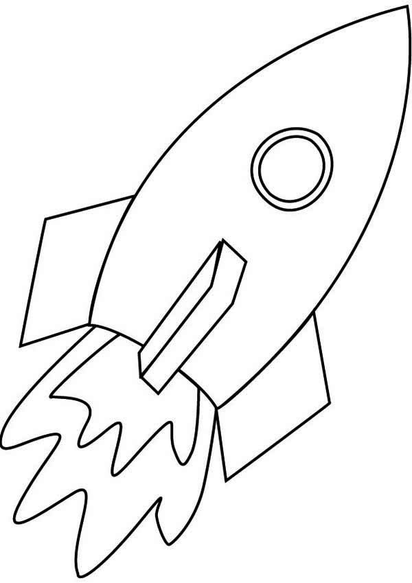 Rocket Ship Coloring Page | Coloring Pages