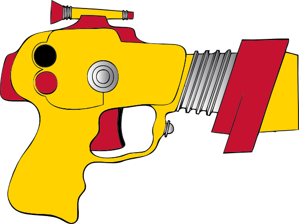Laser Ray Gun clip art - vector clip art online, royalty free ...