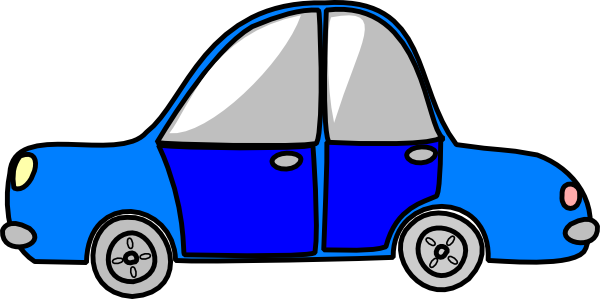 Car Transport Blue clip art - vector clip art online, royalty free ...