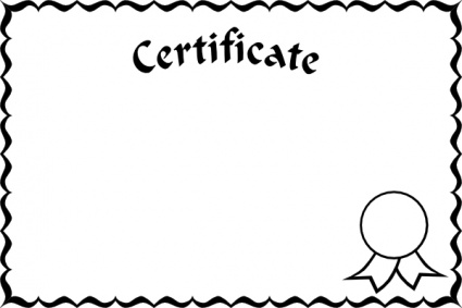 Clip Art Borders Free Certificate