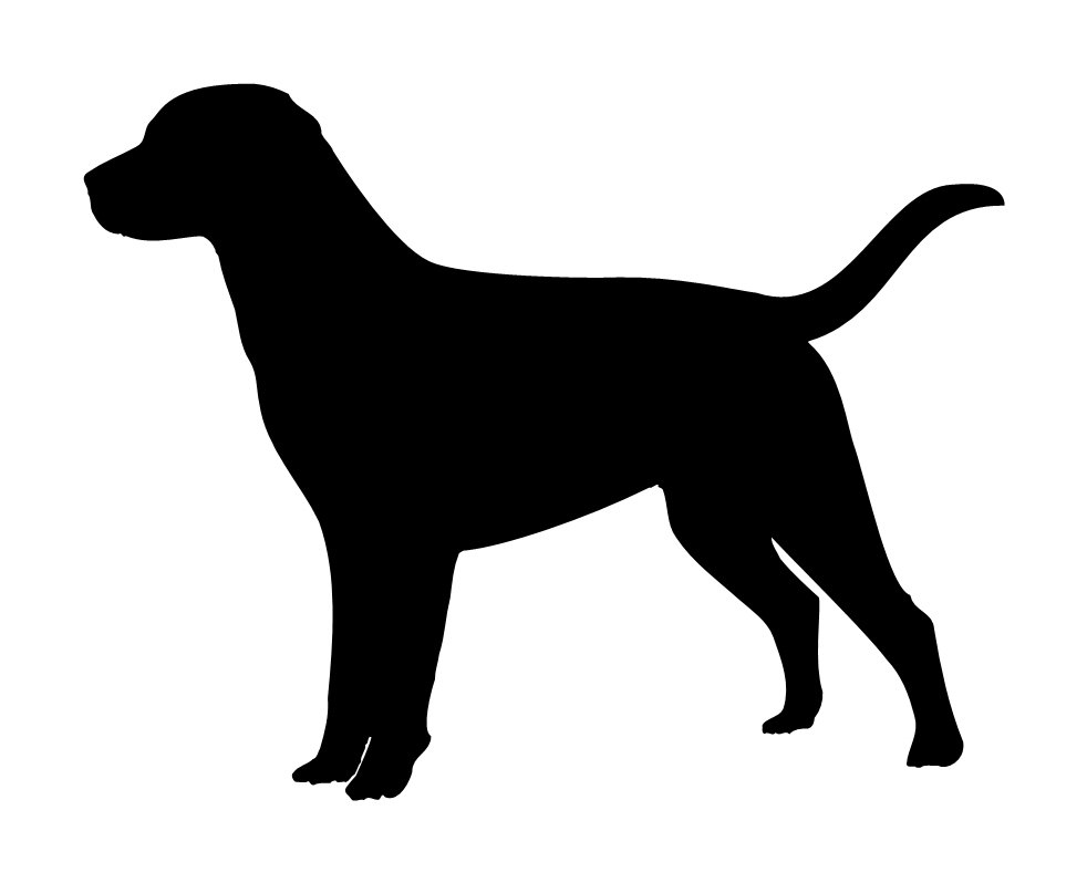 Labrador Retriever Dog Lab Stencil Black Lab by sookiedog on Etsy