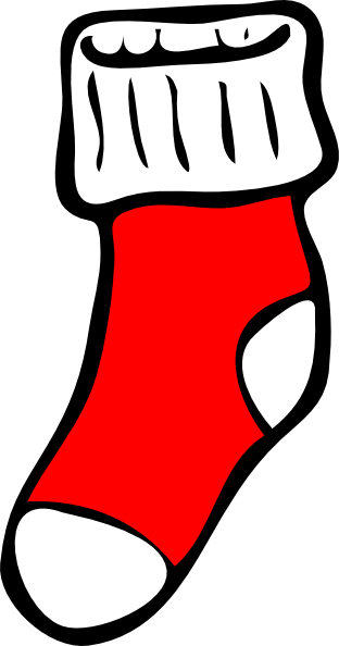 Sock clip art - vector clip art online, royalty free & public domain