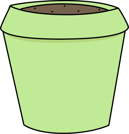 Green Flower Pot Clip Art - Green Flower Pot Image