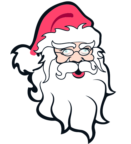 Father Christmas Face Clipart | quotes.