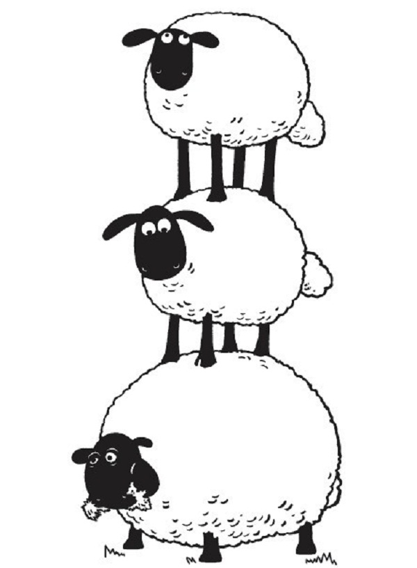 timmy the sheep coloring pages | Coloring Kids