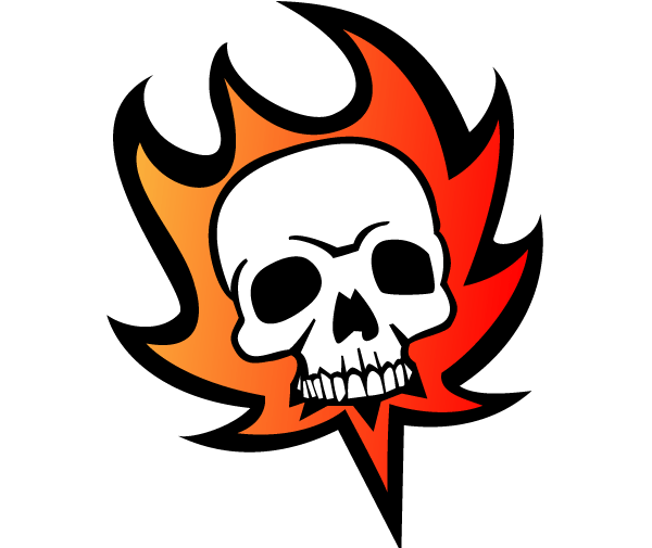 how to draw skulls on fire image search results