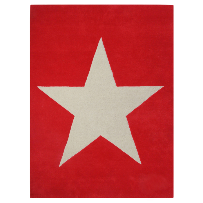 Kids' Rugs - Red Star Rug - Lorena Canals - Petit Home