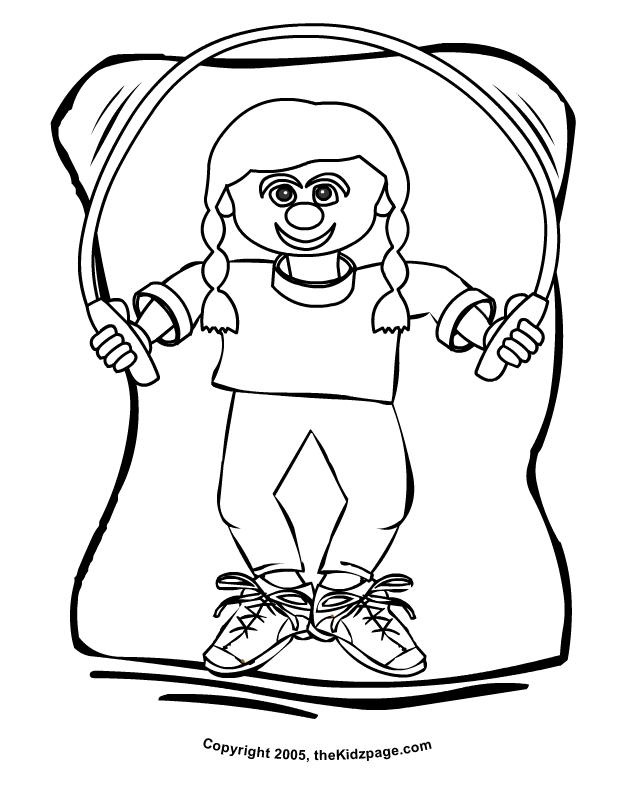 a jumprope Colouring Pages (page 3)