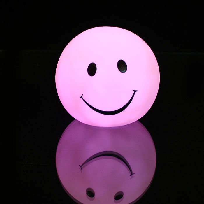 colorful romantic smiling face led light gift /small night light ...