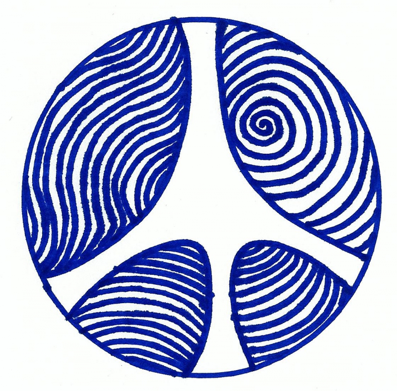 StudioNo5 Lee's Peace Sign: alien swirl