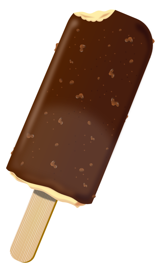 clipartist.net » Clip Art » choclate popsicle icecream super duper SVG