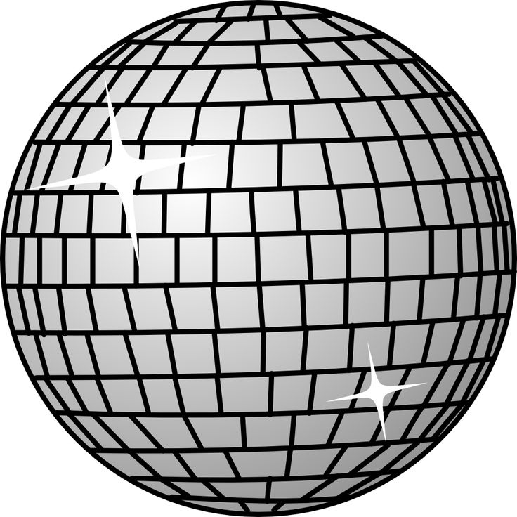 Disco ball clip art | Disco party | Pinterest