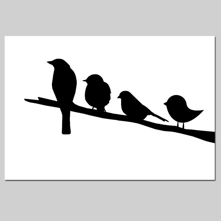 Birds on a Branch - 11x17 Nursery Art Print - Choose Your Colors - Sh…