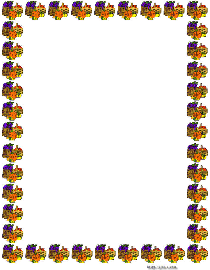 clip art free thanksgiving borders - photo #45