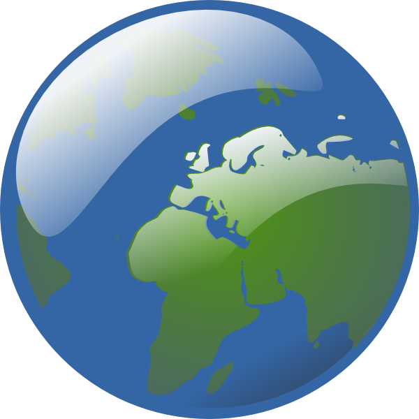 Earth Globe clip art Free Vector / 4Vector