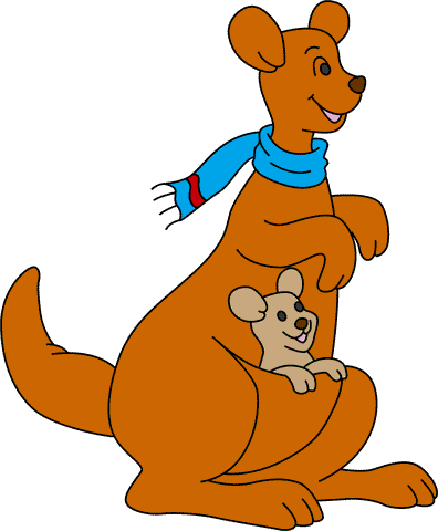 Kangaroo Coloring Pages for Kids to Color and Print