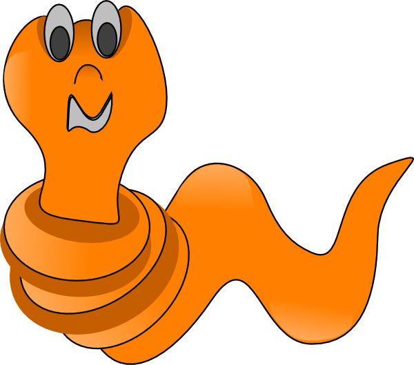 Slither Ring Worm clip art - vector clip art online, royalty free ...