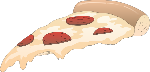 Pepperoni Pizza Slice clip art - vector clip art online, royalty ...