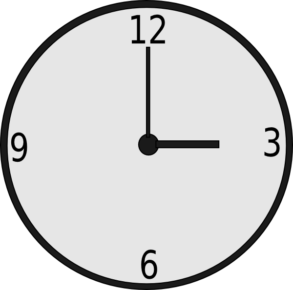 Pix For > School Clocks Clipart