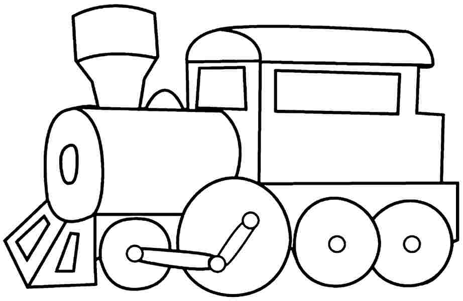 Printable Free Colouring Pages Transportation Train For Kids 