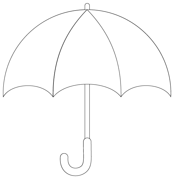 Umbrella Template Printable Cliparts.co