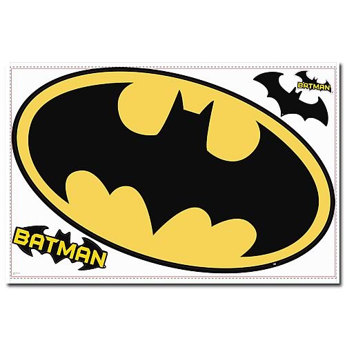 Batman Giant Logo Wall Applique Best Action Figures, Toys, Bobble ...