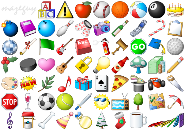 clipart of different objects - photo #8