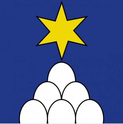 Star Eggs Wipp Sternenberg Coat Of Arms clip art - Download free ...