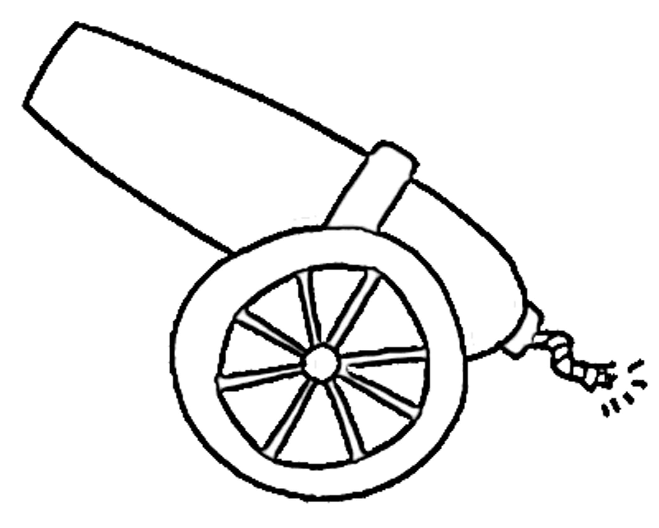 Cannon Drawing - ClipArt Best