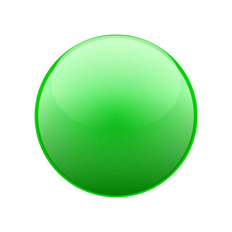 Ball Sphere Round Circle Green Clip Art Download