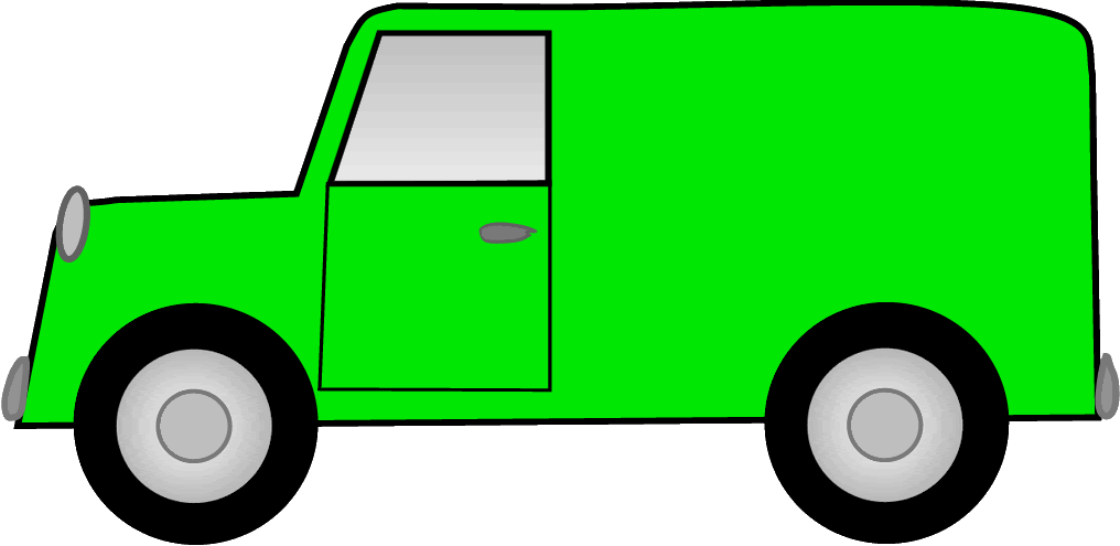 delivery van clipart free - photo #3