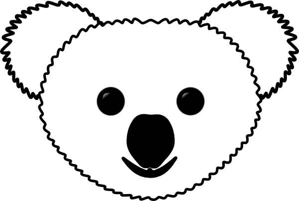 Koala S Head clip art - vector clip art online, royalty free ...
