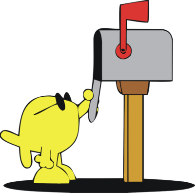 Checking Mail clip art - Christart.com
