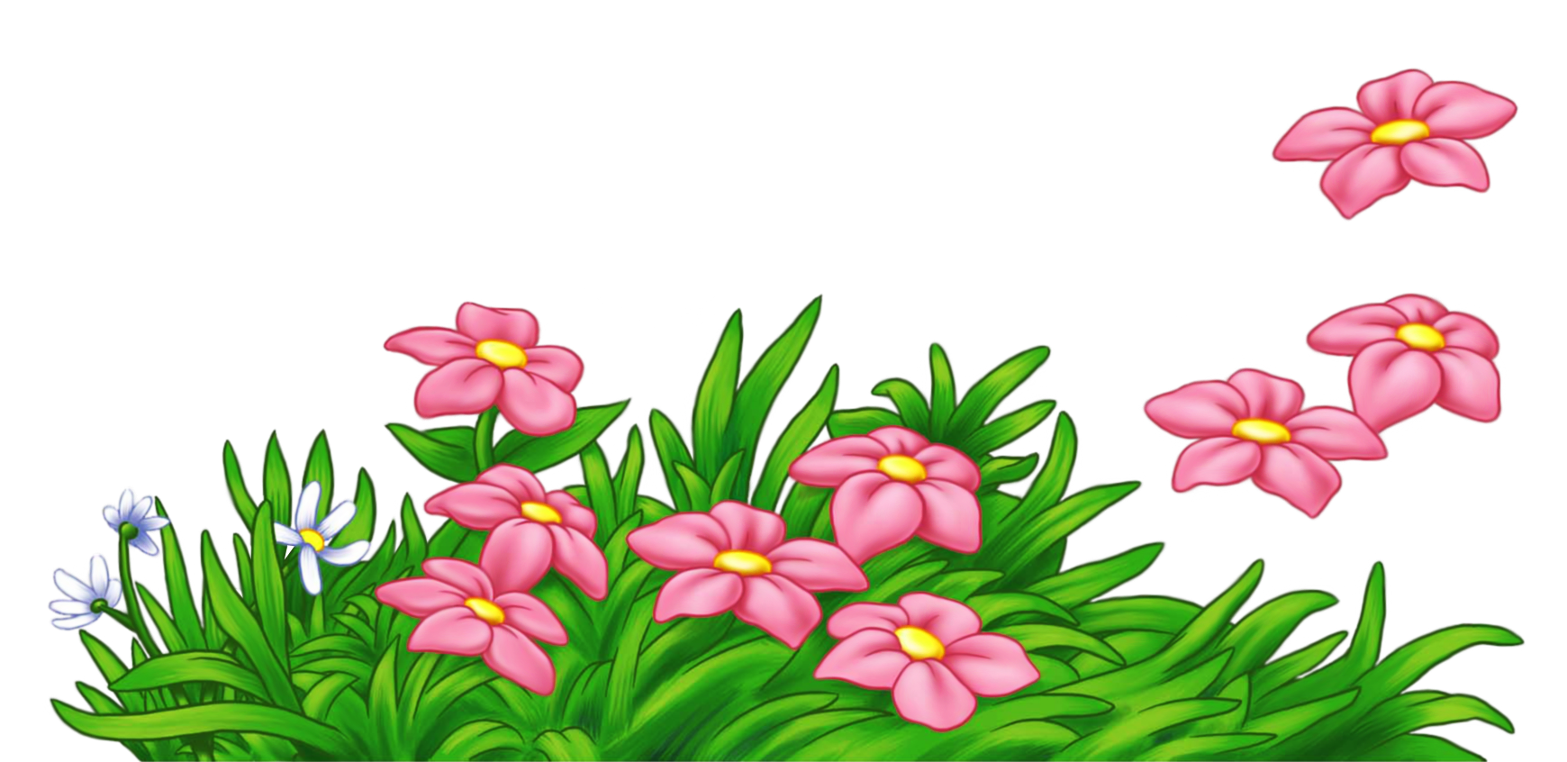free clipart grass and flowers - photo #18