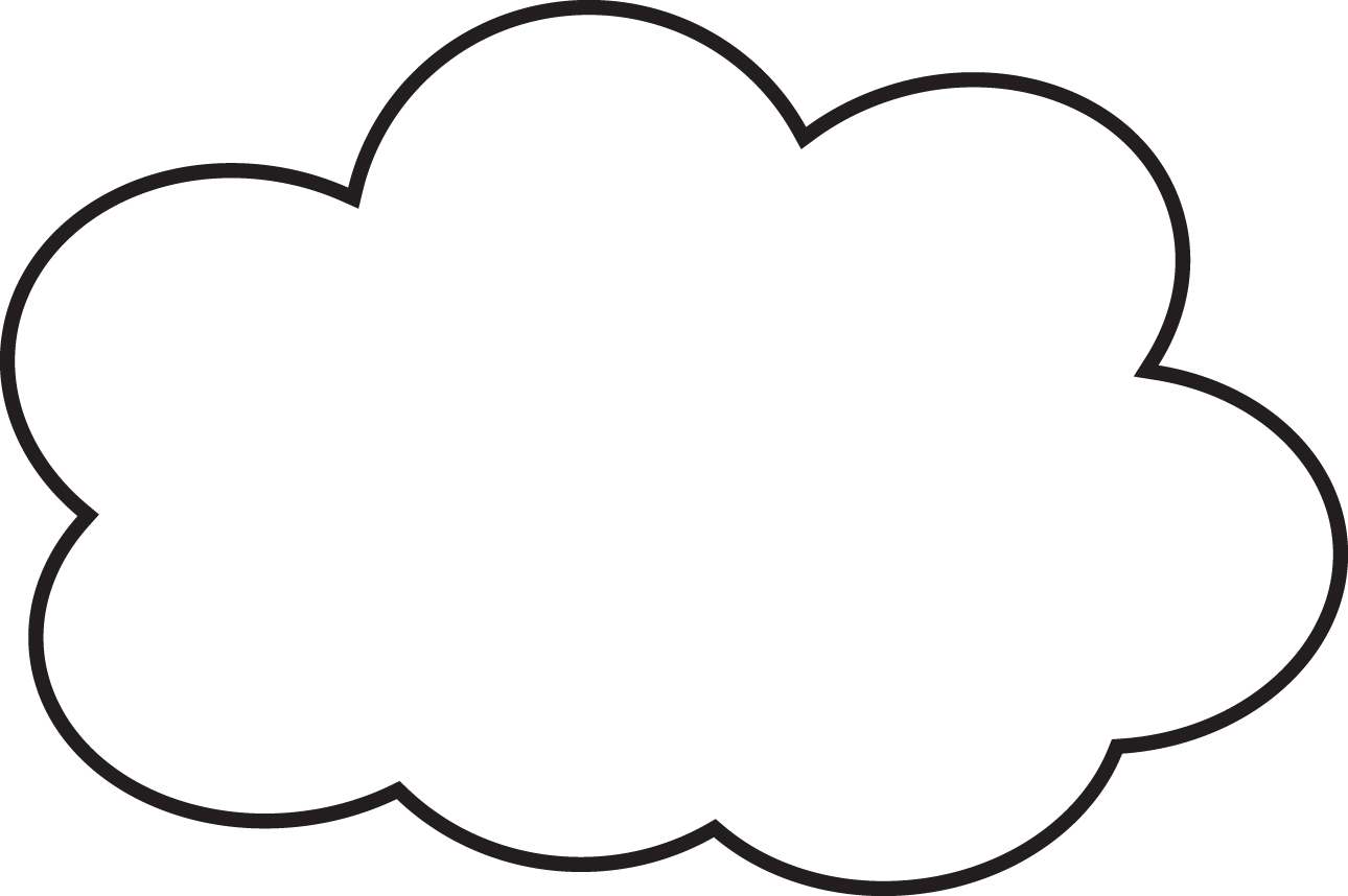 Images For > Clip Art Thought Cloud