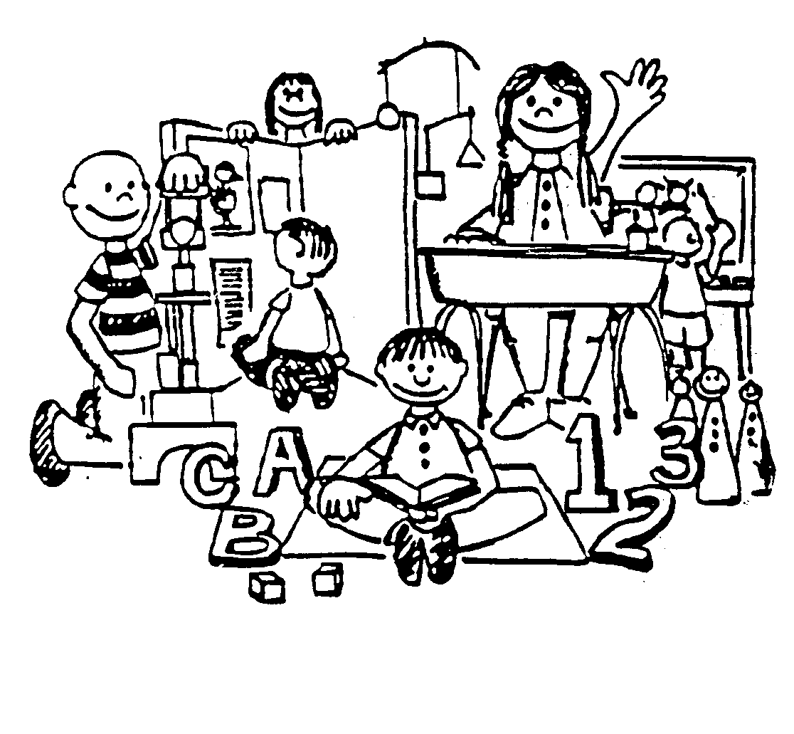 free black and white clipart for school - photo #17