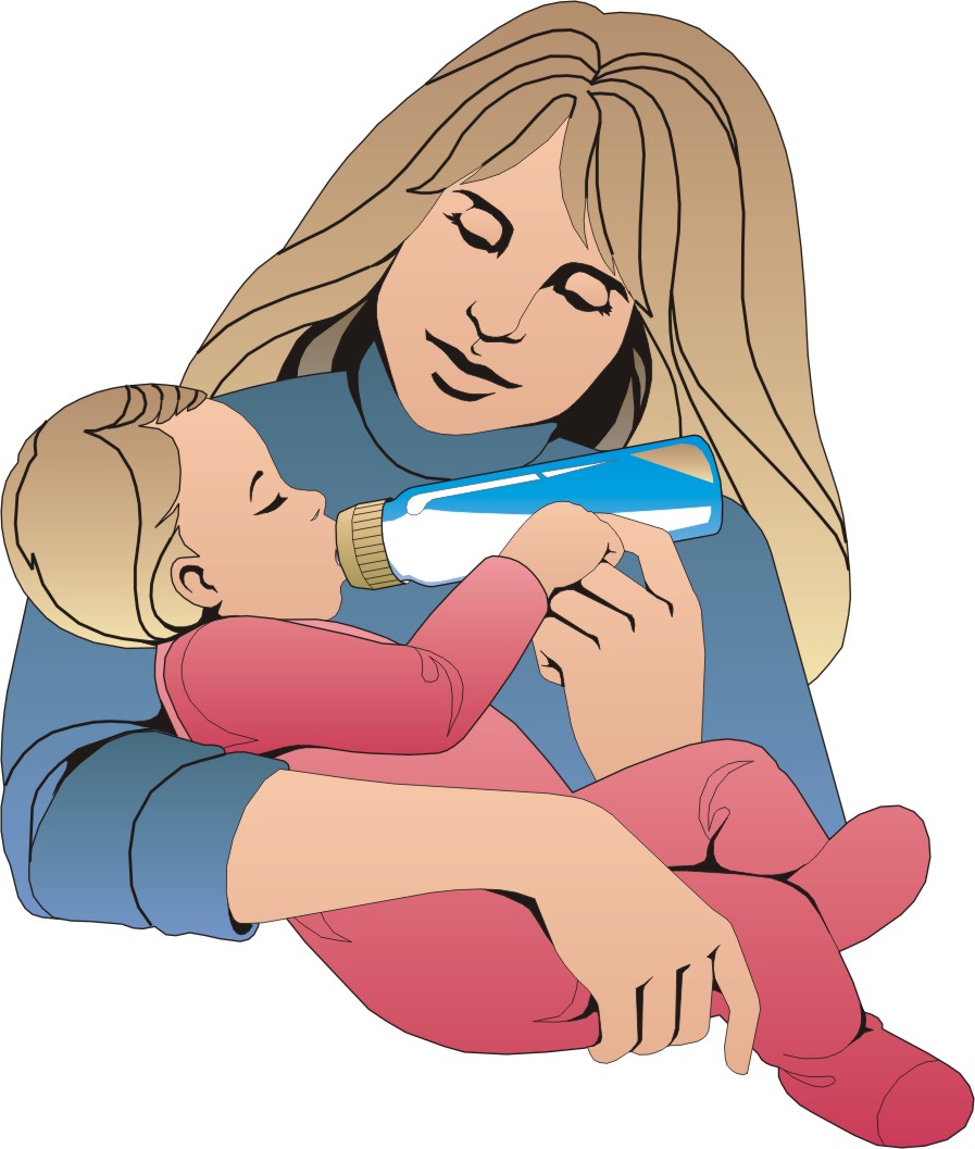 clipart of mom and baby - photo #23