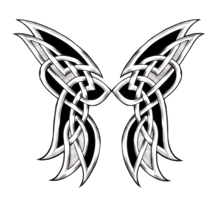 Celtic knot butterfly tat | Tattoo's | Pinterest