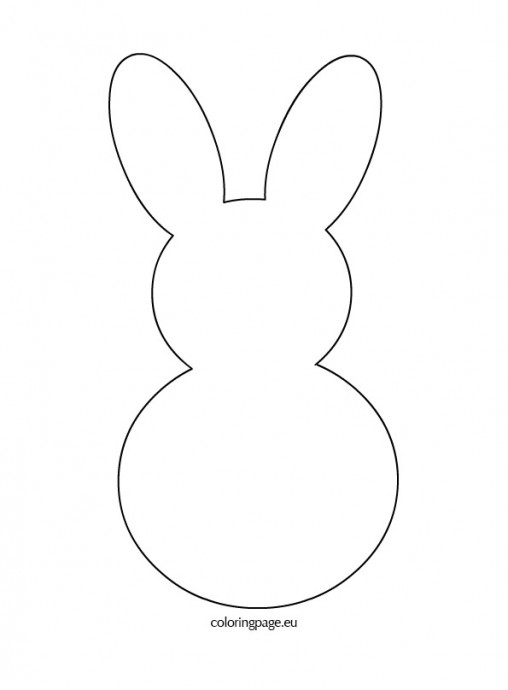 Free Printable Bunny Rabbit Template Pin by Muse Printables on