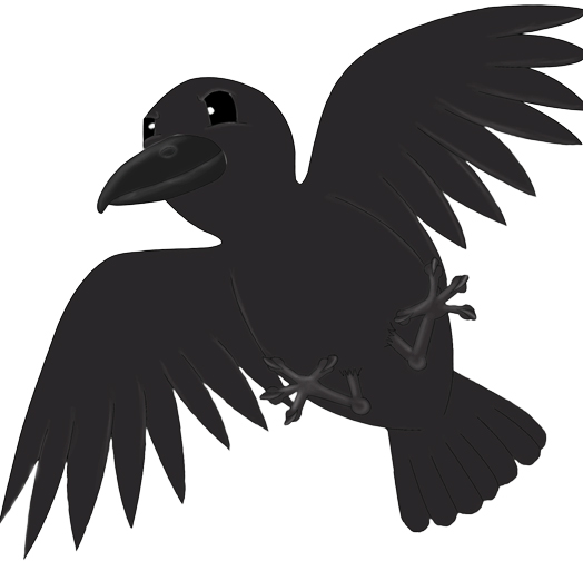 Crow Cartoon - Gallery