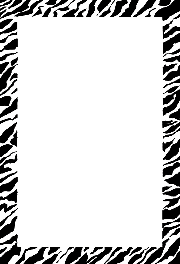 free giraffe print border clip art - photo #47