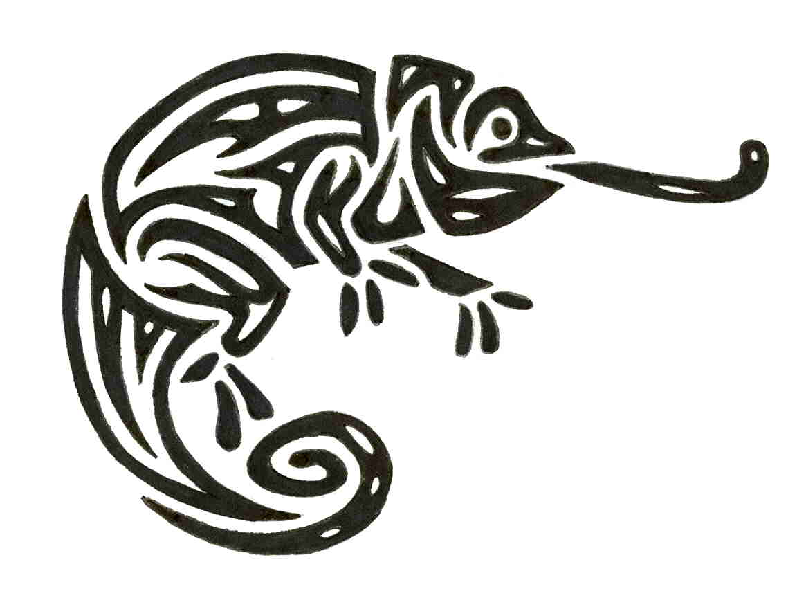 Creature Lizard Tattoo Sample