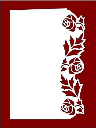 Over the Edge Floral Border 2 - SVG - Cutting Files