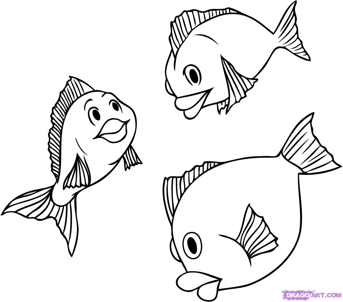 How to Draw Fish, Step by Step, Fish, Animals, FREE Online Drawing ...