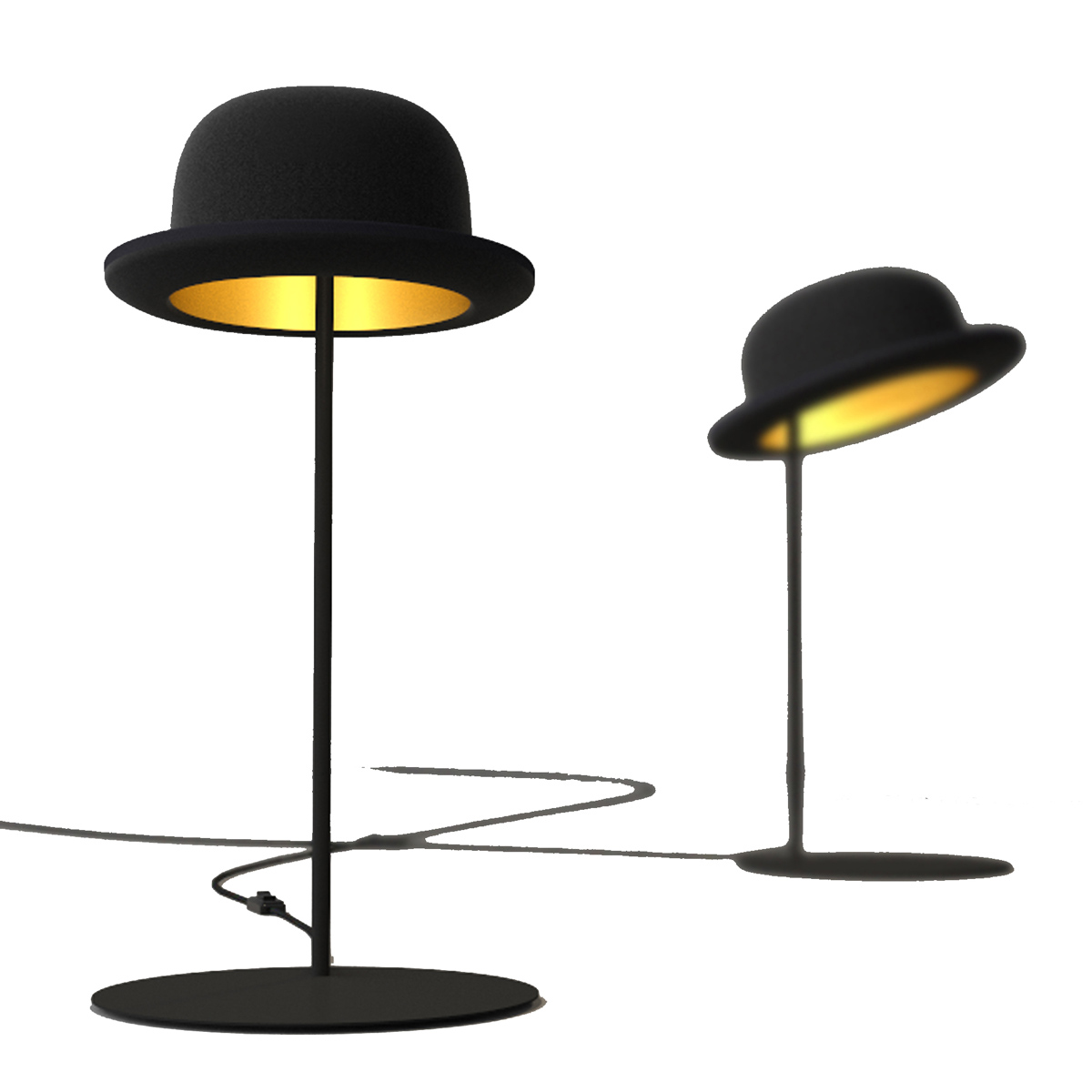 Jeeves Bowler Hat Wall Lamp, by Jake Phipps | Wall Sconces / Wall ...