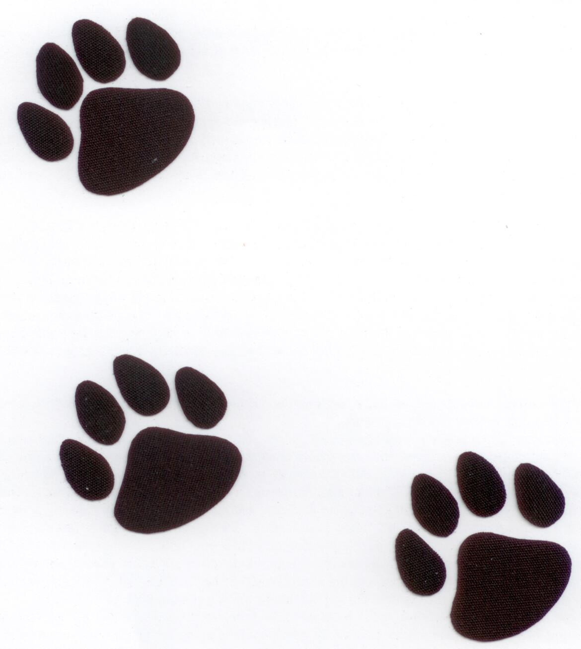 Images For > Blue Paw Print Clip Art
